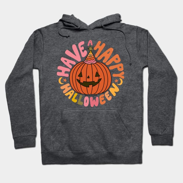 Happy Halloween Hoodie by Doodle by Meg